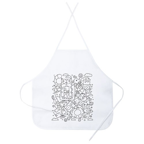 Delantal para colorear