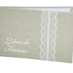 Libro de firmas yute