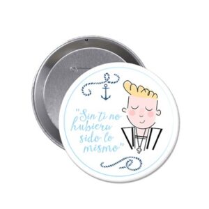 Lote 12 chapas comunión niño