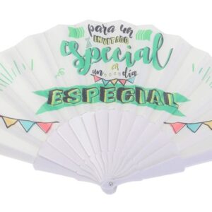 Abanico tela "frases"