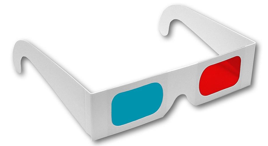 Gafas 3d de cartón