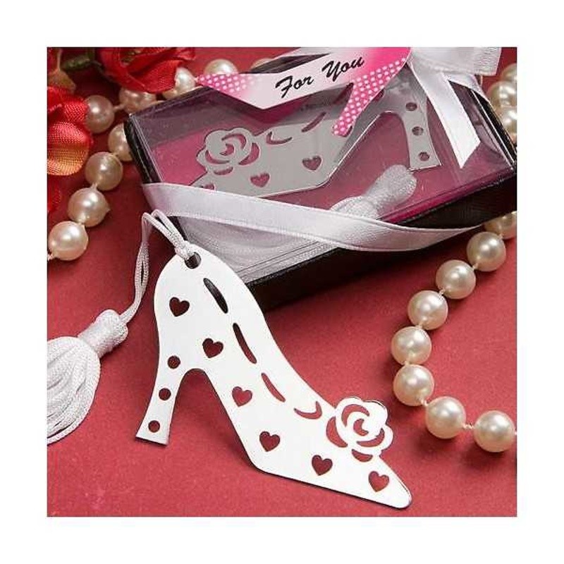 Elegante punto de libro zapato "lovers" en cajita