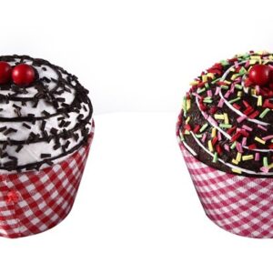 Cajita en forma de tarrina de helado "cupcake"