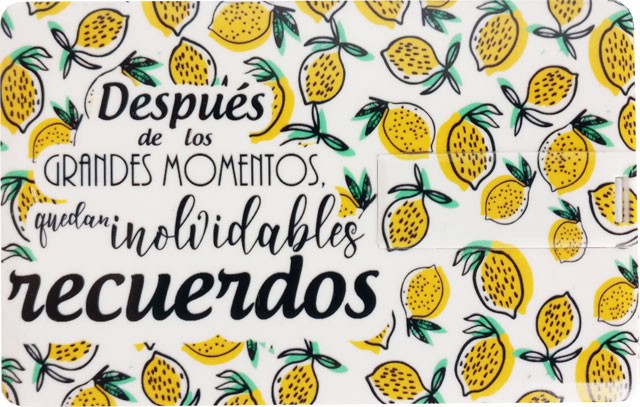 Usb “inolvidables recuerdos” 8 gb