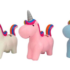 Hucha unicornios cerámica