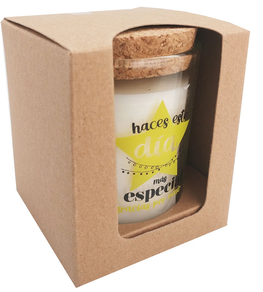 Vela “gracias por venir”