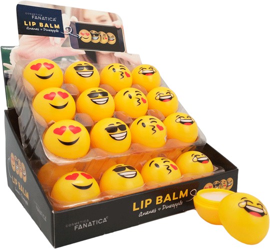 Bálsamo labial “emoticonos”