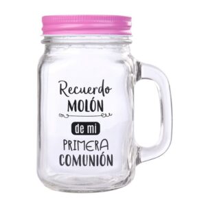 Jarra cristal con caña "recuerdo molón"