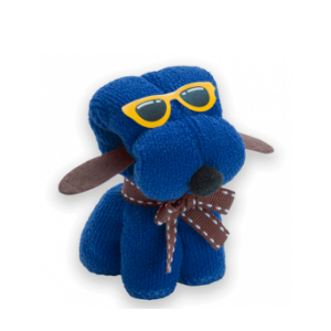 Toalla perrito microfibra en caja de regalo