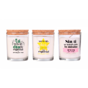 Vela "gracias por venir"