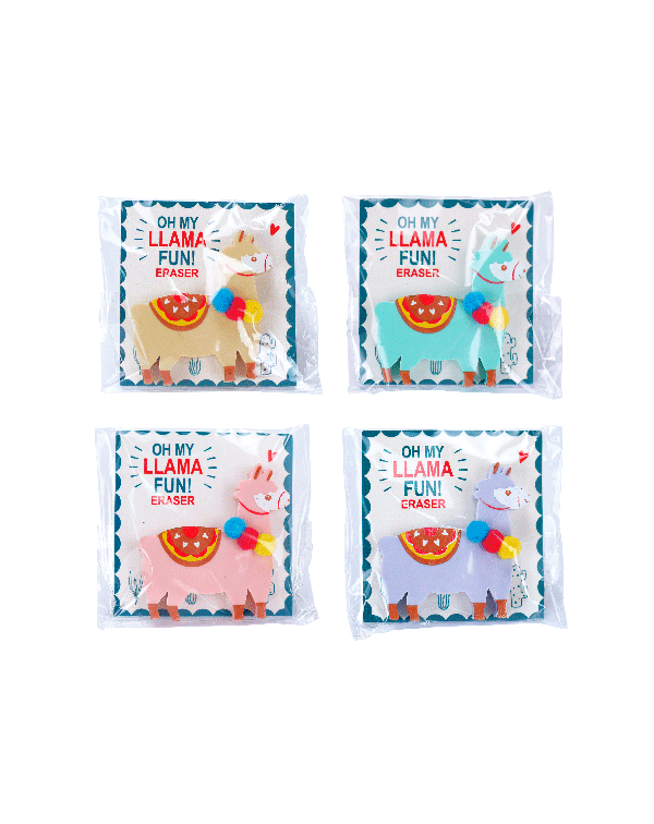 Borrador pompon “llamas”