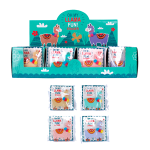 Borrador pompon "llamas"