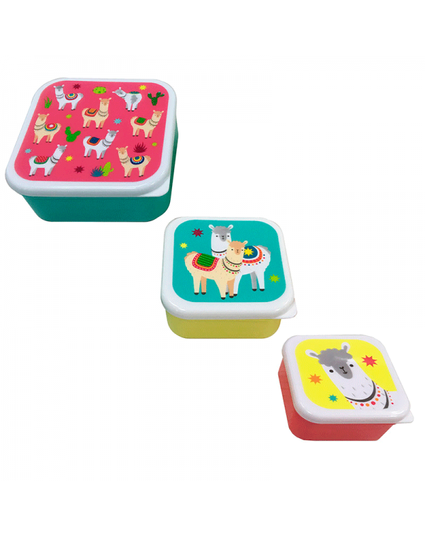 Set 3 tapers lunch llama