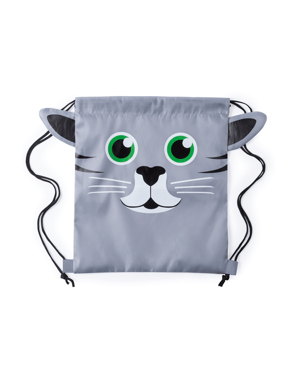 Mochila poliester gato