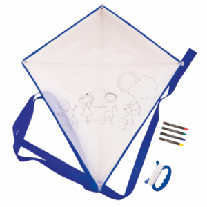 Cometa para colorear azul