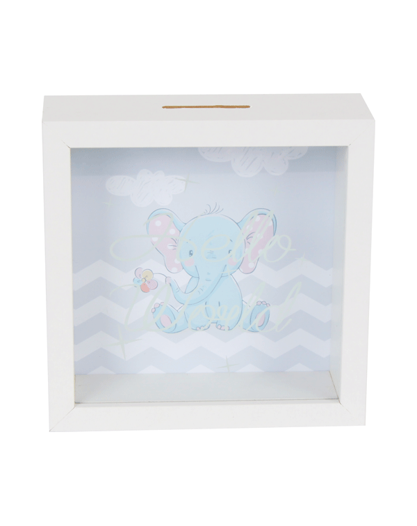 Hucha de madera “elefante”