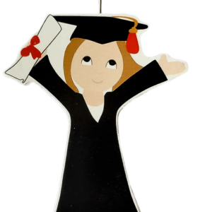 Pinza portafotos madera graduación