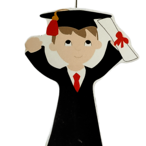 Pinza portafotos madera graduación