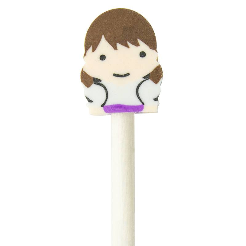 Lápiz madera comunión niña con borrador