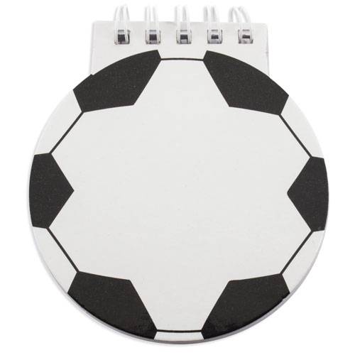 Libreta anillas notas fútbol