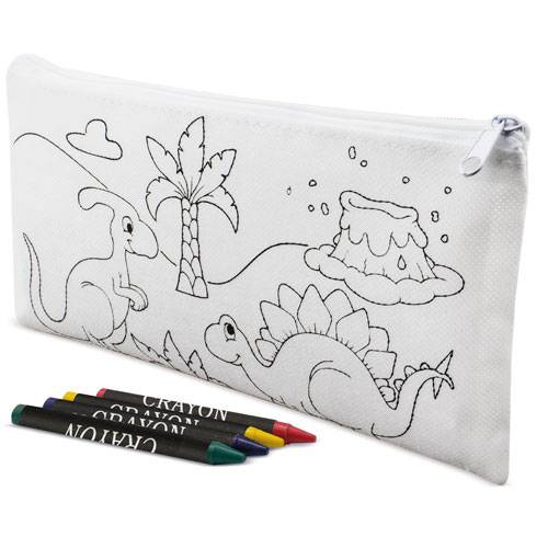 Estuche con 5 ceras dinos non woven