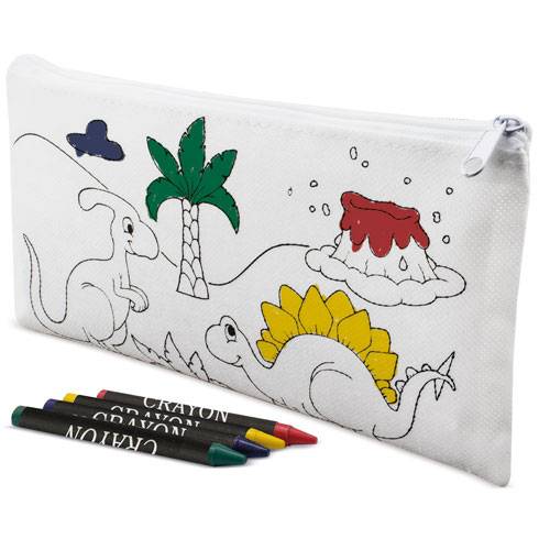 Estuche con 5 ceras dinos non woven