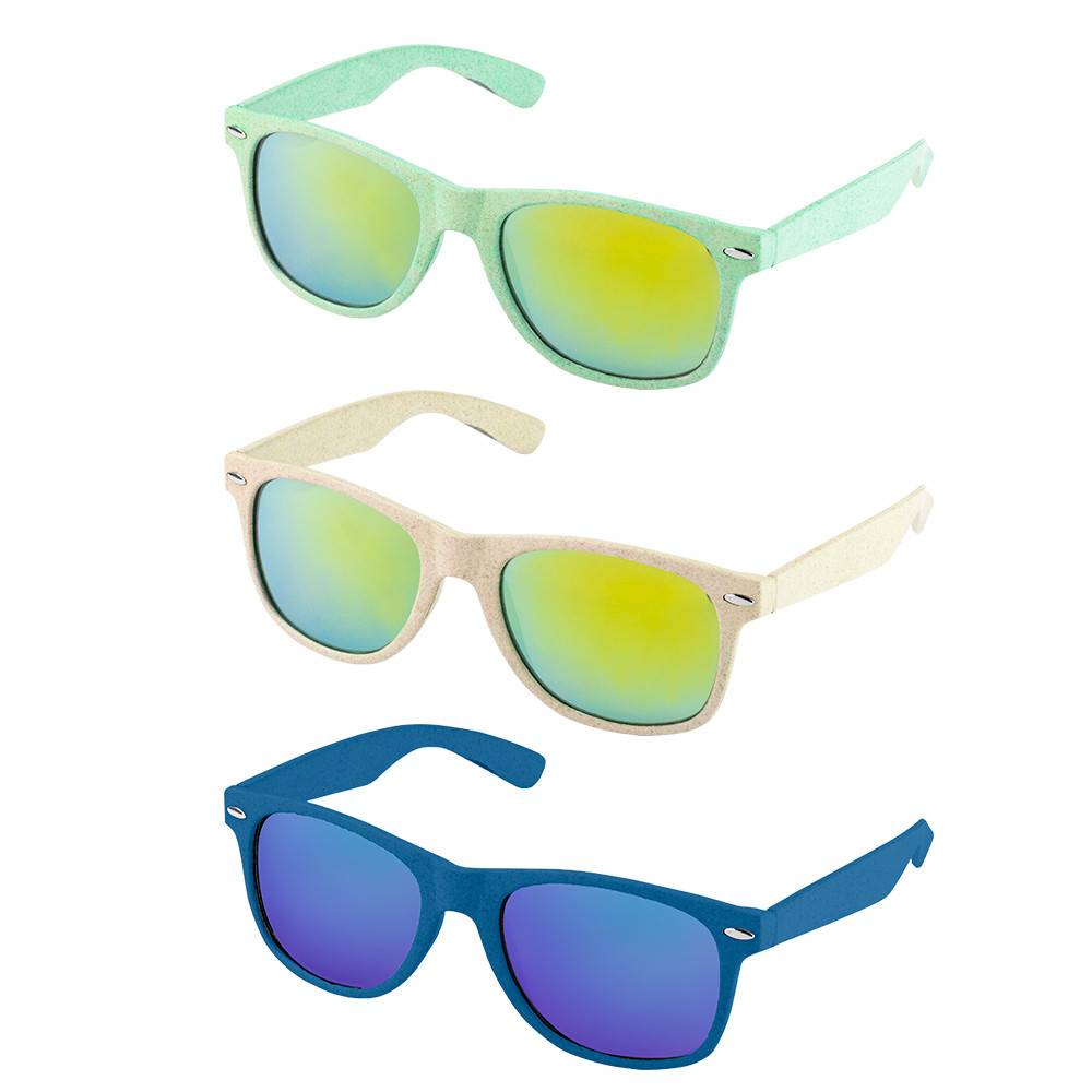 Gafas de sol eco fibra de trigo y pp color azul