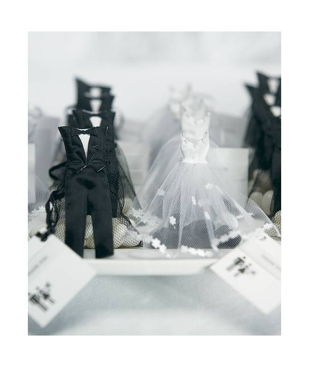 Bolsitas para dulces con forma de novio