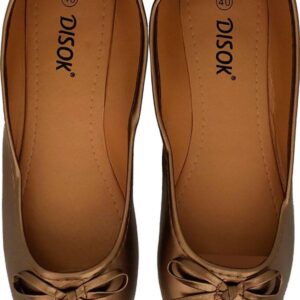 Bailarinas manoletinas "wedding" talla-s oro