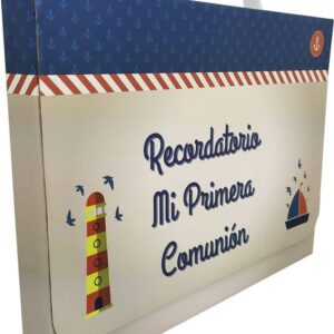 Libro comunión  en caja de regalo niño