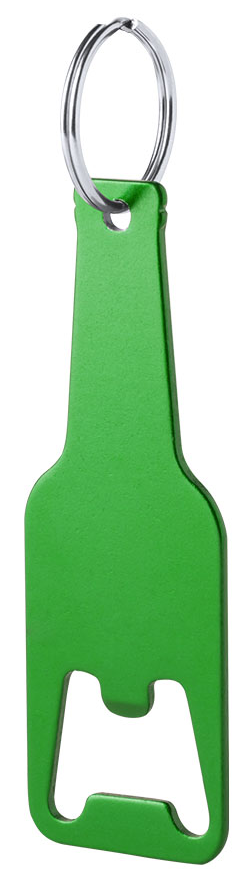 Llavero abridor en forma de botella