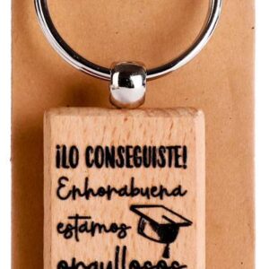 Llavero madera "graduación"