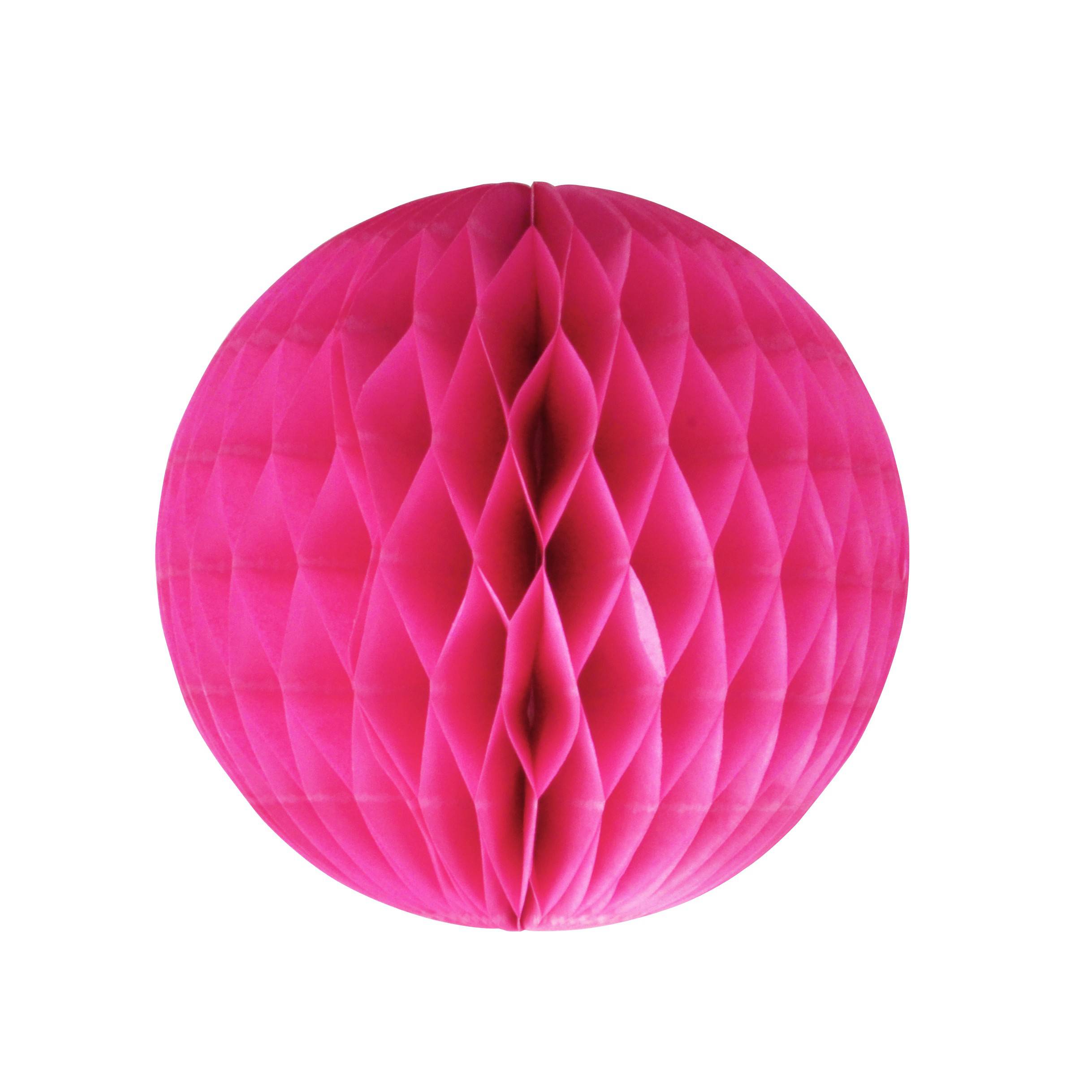 Pompones nido 20cm fucsia