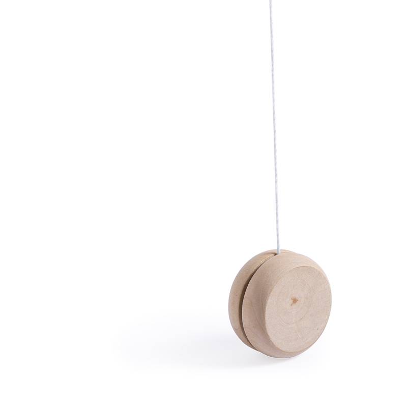Yoyo de madera natural
