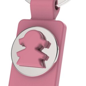 Llavero moneda carrito + soporte móvil en caja