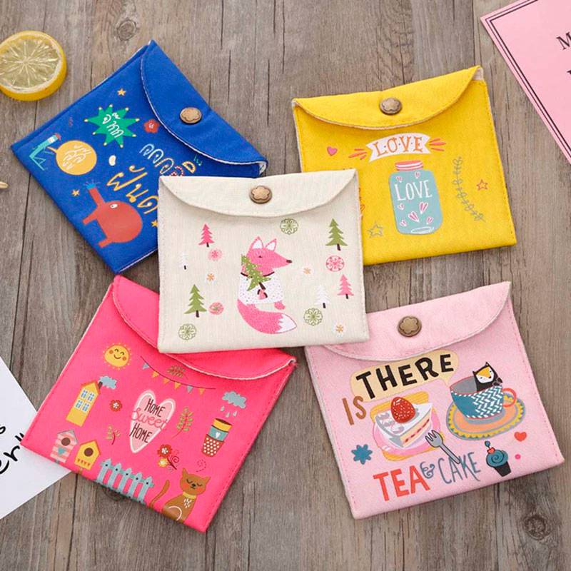 Portatodo de tela 13 x 13 cm