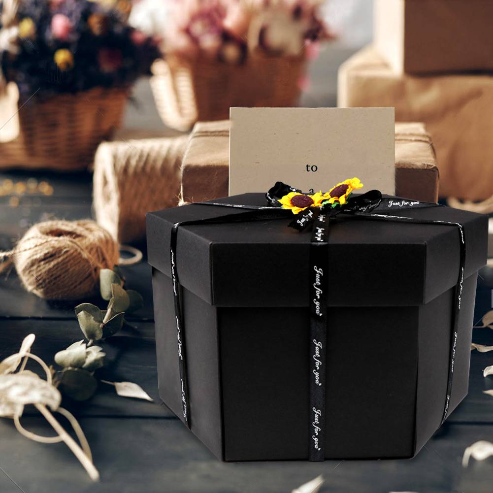 Album de fotos en caja sorpresa