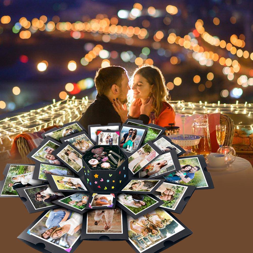 Album de fotos en caja sorpresa