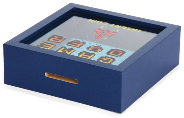 Hucha de madera game over