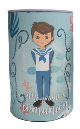 Hucha metálica mi primera comunión niño