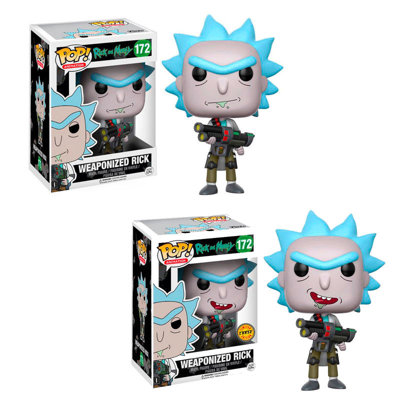 Figura POP Rick & Morty Weaponized Rick 5 + 1 chase