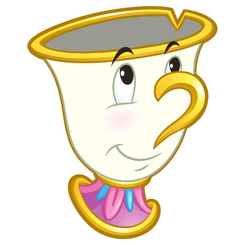 Toalla Chip La Bella y la Bestia Disney microfibra