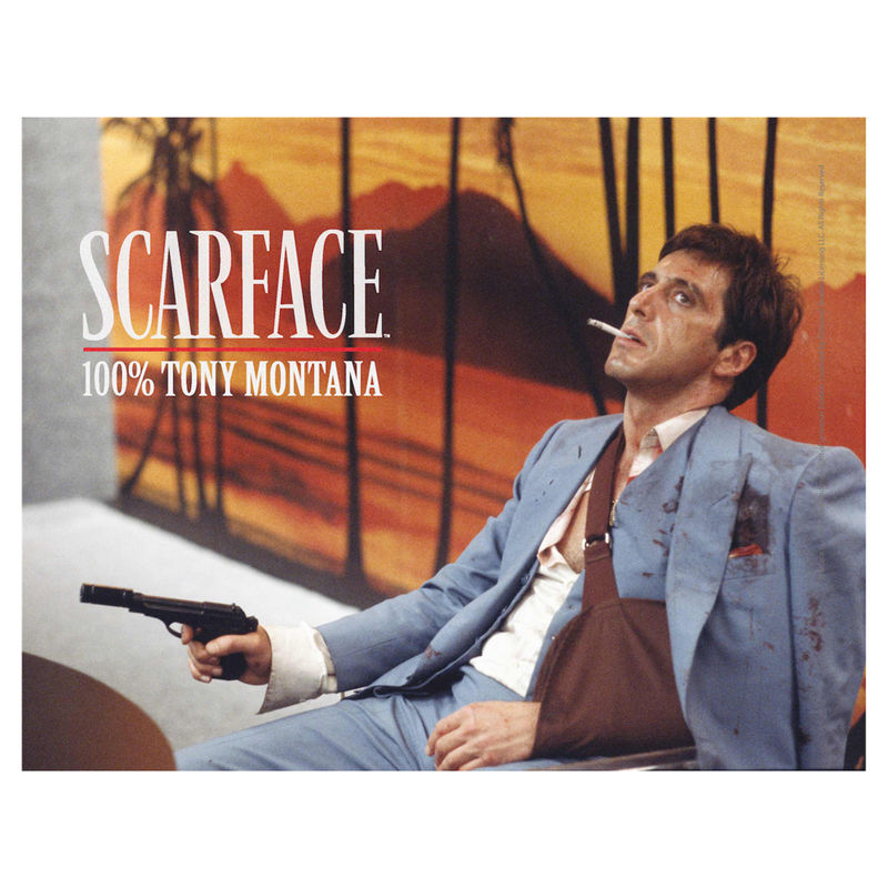 Poster cristal Tony Montana Scarface