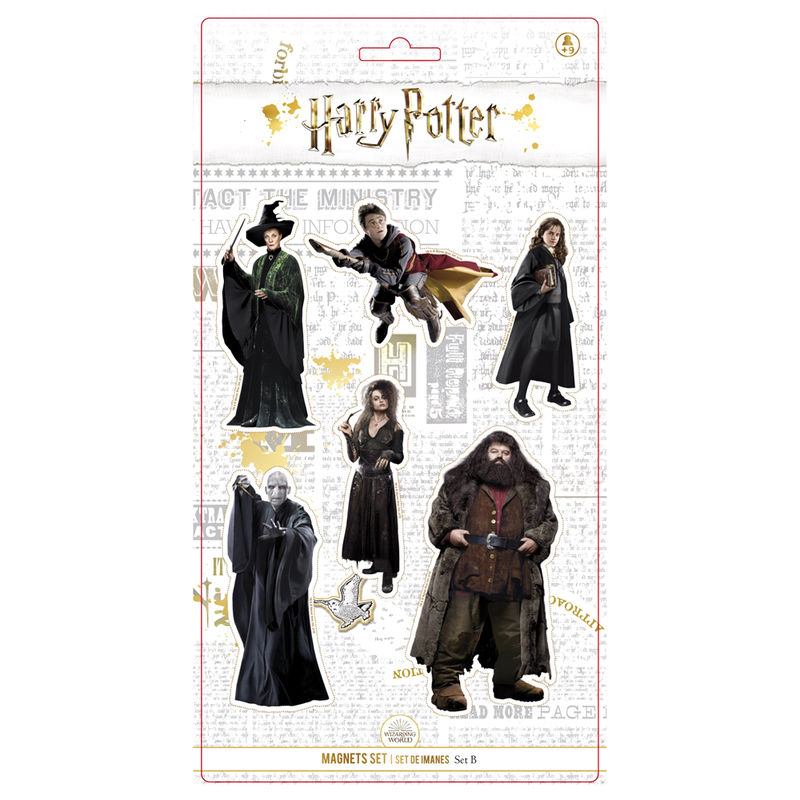 Blister 6 imanes Personajes Harry Potter