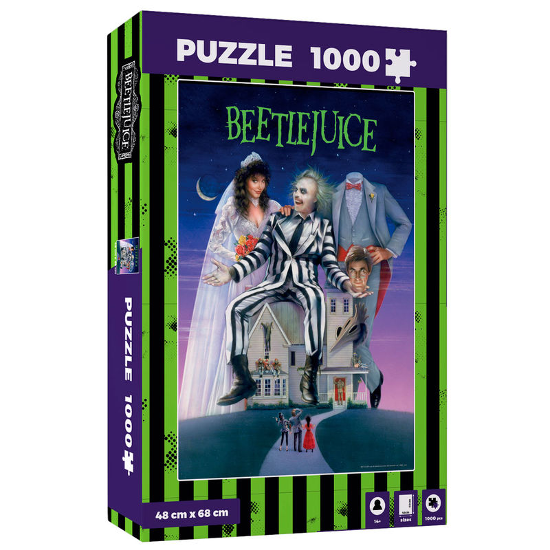Puzzle Movie Poster Beetlejuice 1000pzs
