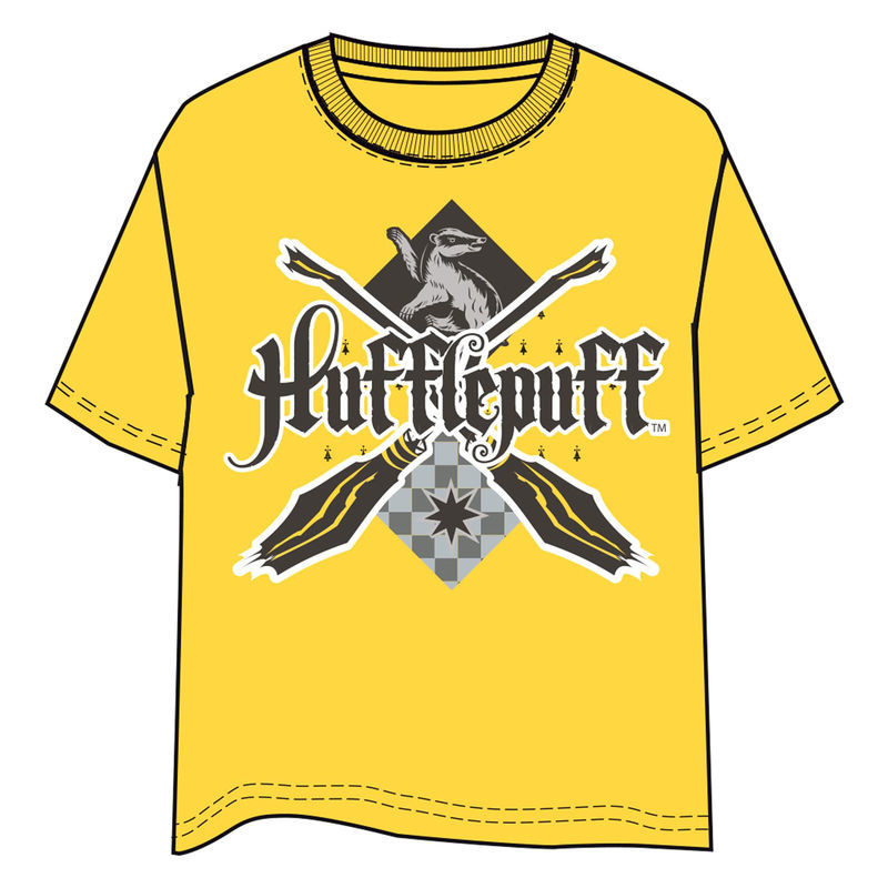Camiseta Hufflepuff Harry Potter adulto