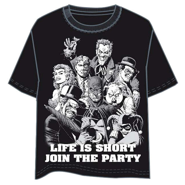Camiseta Party Batman DC Comics adulto