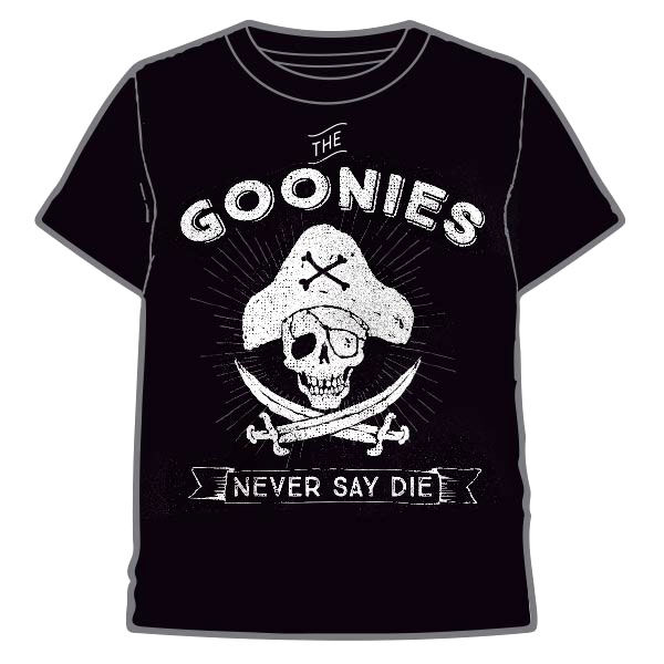 Camiseta Never Say Die The Goonies adulto