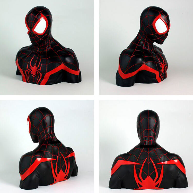 Busto hucha Miles Morales Spiderman Marvel 20cm