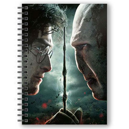 Cuaderno A5 3D Harry vs Voldemort Harry Potter